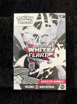 Pokemon TCG: Scarlet & Violet White Flare Booster Bundle 6pks NEW/FACTORY SEALED - Image 1
