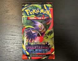 Phantasmal Flames Pokemon Booster Pack x1 - Factory Sealed - B - Image 1