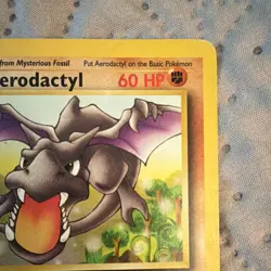 Pokemon Aerodactyl 16/62 Fossil 1st Edition Rare Wizards 1999 English - Image 3