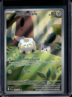 2025 Pokemon Phantasmal Flames Togedemaru Illustration Rare #104/094 - Image 1