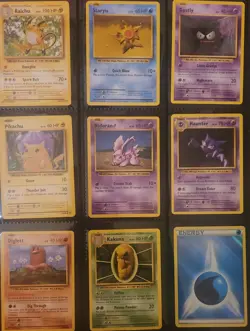 Pokemon 200+ Card Binder Lot - HOLO Modern Pikachu Meowth Rares Base Set - Image 4
