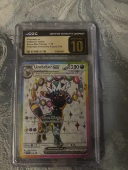 2025 Pokemon Umbreon 176 Promo Premium Figure Collection CGC 10 Pristine - Image 1
