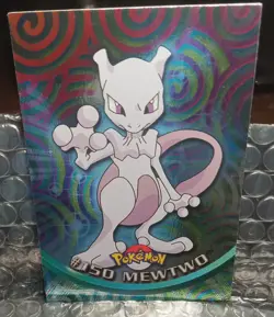 2000 Topps Pokemon Mewtwo 150 FOIL - Image 1