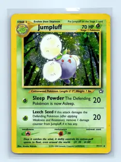 Pokemon tcg Neo Genesis Jumpluff Heavily played SWIRL! - Image 1