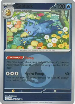 Golduck (Energy Symbol) 040/217 Reverse Holo Pokemon ME: Ascended Heroes NM - Image 1