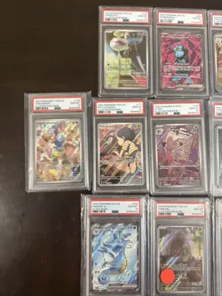 PSA 10 Lot English Full Art Pokemon Cards (17 Slabs) 2023-224 - Image 1