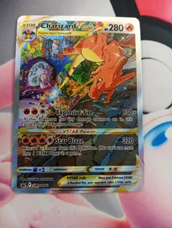 Pokemon TCG Charizard VSTAR SWSH262 Holo Black Star Promo Alternative Art - Image 1