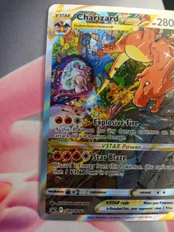 Pokemon TCG Charizard VSTAR SWSH262 Holo Black Star Promo Alternative Art - Image 3