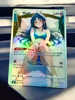 Yuuki Full Art Anime Story Pokemon Waifu Trading Card Holofoil - Image 1