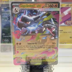 Pokemon TCG Mega Charizard X ex 013/094 Me02: Phantasmal Flames Holo Rare - Image 1