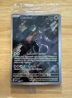 Pokemon Mewtwo TCG SVP 052 Scarlet Violet 151 Factory Sealed Promo Card - Image 1