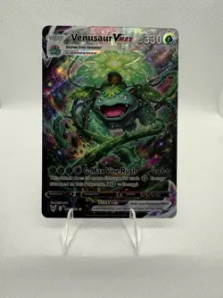 FAN ART-Pokemon Venusaur VMAX SWSH102 001/100 330 HP Gigantamax Holo Eng 2021 - Image 1