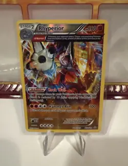 Pokemon TCG - Rhyperior (Omega) - 77/160 - Full Art Rare - XY: Primal Clash - NM - Image 1