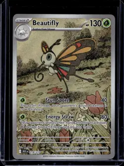 2026 Pokemon Ascended Heroes Beautifly Illustration Rare #219/217 - Image 1