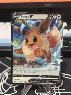 Eevee V 108/159 Crown Zenith Pokemon Near Mint - Image 1