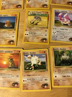 Lot Of 12 Brocks Vintage Pokemon Cards - Image 2