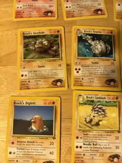 Lot Of 12 Brocks Vintage Pokemon Cards - Image 3