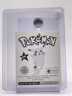 NURSE JOY 1998 POKEMON MERLIN STICKER SPECIAL GLITTER #S34 A Q6233 - Image 2