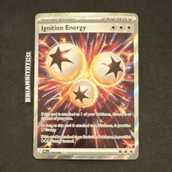 Pokemon Ignition Energy 124/094 ME02 Phantasmal Flames Ultra Rare Holo Eng NM - Image 1