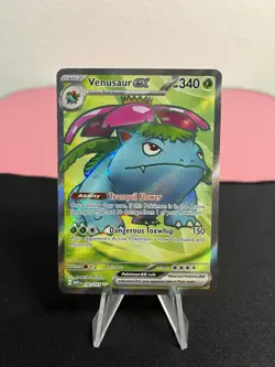 Venusaur ex 182/165 Pokemon Sv: Scarlet & Violet 151 Ultra Rare Full Art Holo NM - Image 1