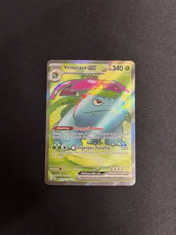 Venusaur ex 182/165 Pokemon Sv: Scarlet & Violet 151 Ultra Rare Full Art Holo NM - Image 3