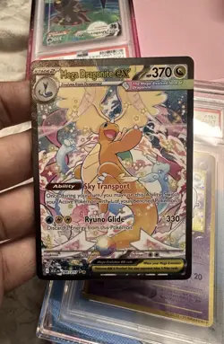 Mega Dragonite EX 290/217 Ascended Heroes SIR Pokemon Pack Fresh Clean - Image 1