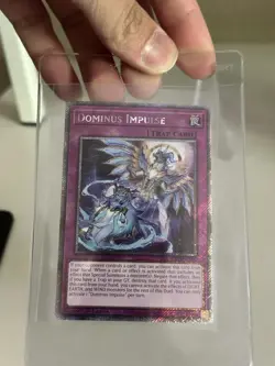 Yu-Gi-Oh TCG Dominus Impulse 1st Edition RA05-EN080 Platinum Secret Rare NM - Image 3