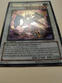 Power Tool Dragon RGBT-EN042 Ultra Rare 1st Edition LP - Image 4