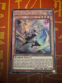 YUGIOH SKY STRIKER ACE - RAYE SECRET RARE NM L26D-ENS01 - Image 1
