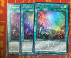 YUGIOH PRIMITE LORDLY LODE ULTRA RARE NM RA05-EN072 x3 PLAYSET - Image 1