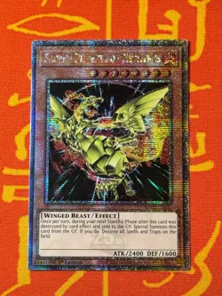 YUGIOH SACRED PHOENIX OF NEPHTHYS QUARTER CENTURY SECRET RARE RA03-EN147 - Image 1