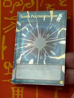 YUGIOH SUPER POLYMERIZATION OVERFRAME ULTRA RARE NM RA05-EN149 - Image 3