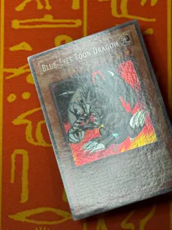 YUGIOH BLUE-EYES TOON DRAGON SECRET RARE 1ST EDITION LIGHT PLAY MRL-E000 - Image 3