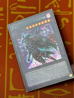 YUGIOH DARK MAGICIAN OF DESTRUCTION SECRET RARE PRINT ERROR MZMU-EN011 NA PRINT - Image 3