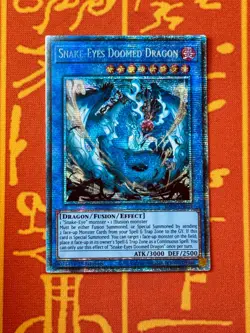 YUGIOH SNAKE-EYES DOOMED DRAGON STARLIGHT RARE NM RA05-EN039 - Image 1