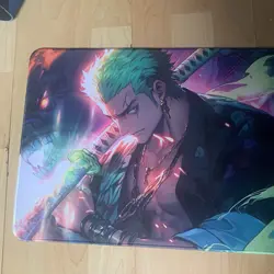 Roronoa Zoro Rubber Playmat Play Mat One Piece Tcg Trading Card Game Mouse Pad - Image 2
