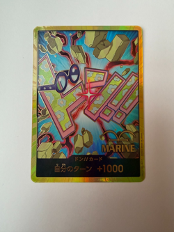 One Piece Card Game DON!! +1000 Marine Gold Foil Japanese PRB-02 NM - Image 1