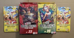 One Piece Shanks & Yamato Starter Decks W/ x2 Sleeved Booster Packs New Sealed - Image 1