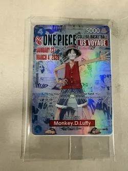 One Piece Monkey.D.Luffy Promotion Card. New In Original Packaging - Image 1