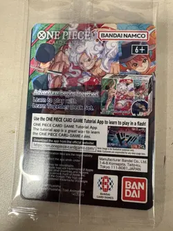 One Piece Monkey.D.Luffy Promotion Card. New In Original Packaging - Image 2