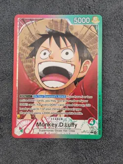 One Piece OP13 Carrying On His Will Alt Art Leader Monkey D Luffy English - Image 1