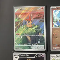 Victini 208 Pokemon Promo Cards & pokeball Near Mint + sticker pack promos - Image 5