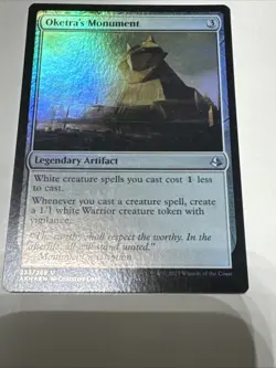 1x Unplayed / NM Foil Oketra’s Monument From Amonkhet - Image 1