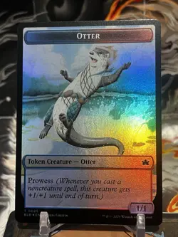 MTG | Otter - Thornplate Intimidator Double-Sided Token [Bloomburrow] ✨FOIL✨ - Image 1