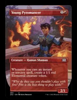 Young Pyromancer (Borderless) 364 U Double Masters 2022 - Image 1