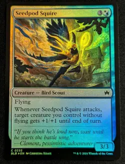 MTG: Seedpod Squire FOIL -Bloomburrow - Pack Fresh!! - Image 1