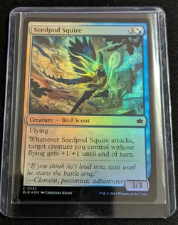 MTG: Seedpod Squire FOIL -Bloomburrow - Pack Fresh!! - Image 2