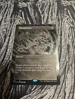 Thoughtseize (Borderless) (Foil Etched) Secret Lair Drop Foil - Image 1
