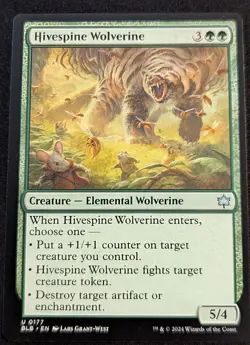 MTG - Hivespine Wolverine - Bloomburrow - Pack Fresh!! - Image 1