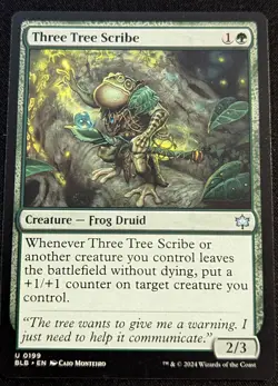 MTG - Three Tree Scribe - Bloomburrow - Pack Fresh!! - Image 1